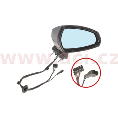 zp. zrcátko el. ovládané vyhřívané s blikačem pro lak Sedan (8pinů) P 0337808