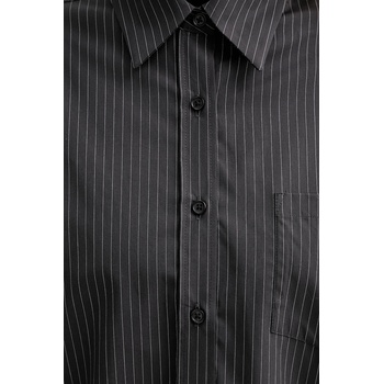 Filippa K Памучна риза Filippa K дамска в сиво със свободна кройка с класическа яка 31822 (31822.FK)