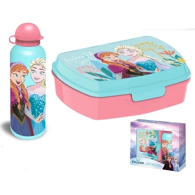 Kids Licensing Box na desiatu + fľaša set Frozen