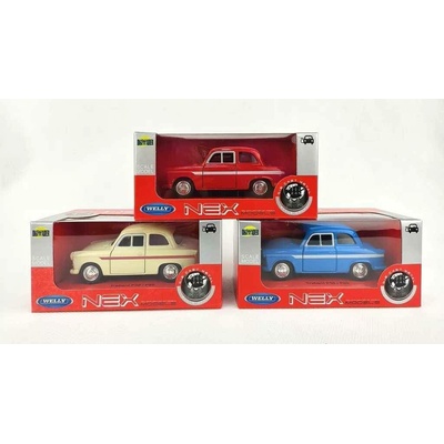Welly Trabant P50 / P60 modelčervený 1:34