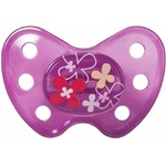 Baby-Nova Силиконова залъгалка Baby Nova - Dentistar, цветя, размер 2 (22292) - baby