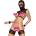 Bad Kitty Lace Bondage Lingerie Set with Mask 2480565 Black S