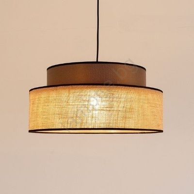 BELIS Пендел BOHO 1xE27/60W/230V Ø 40 см кафяв/бежов (BE0909)