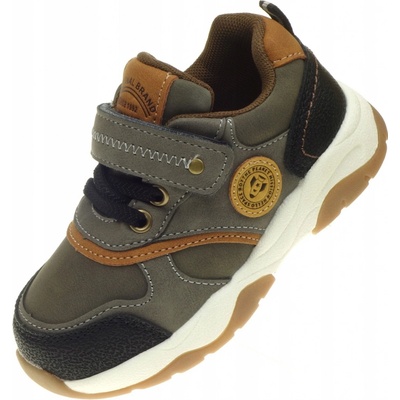 American Club chlapecké na suchý zip stélka kůže