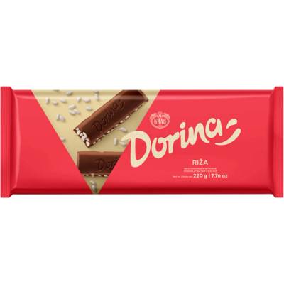 Kraš Dorina mléčná s pufovanou rýží 220 g