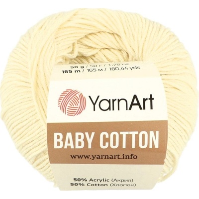 YarnArt Baby Cotton 402 smotanová