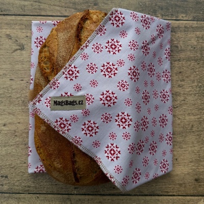 Chlebousek -sněhové vločky Magsbags.cz