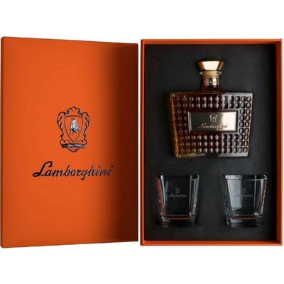 Lamborghini Brandy VSOP 40% 0,7 l (darčekové balenie 2 poháre)