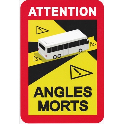 Samolepka "Mŕtvy uhol" - BUS