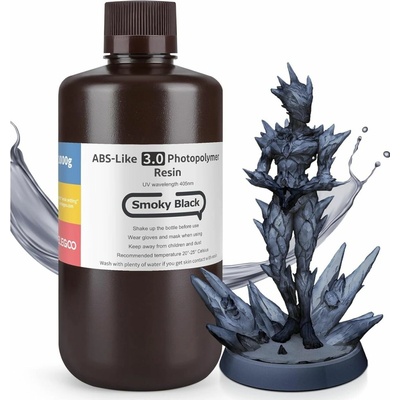 Elegoo ABS-like Resin V3.0 1KG Smoky Black 50.103.0189 – Zboží Živě