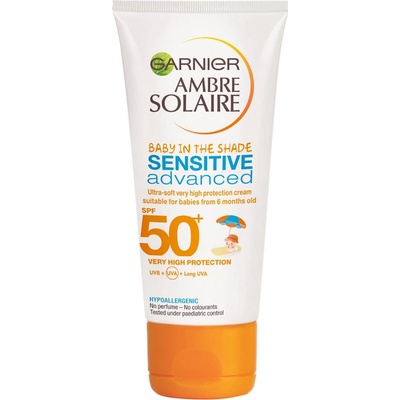 Garnier Ambre Solaire Sensitive Advanced Kids ochranný krém SPF50+ 50 ml