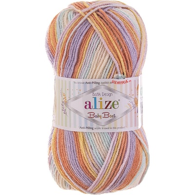 Alize Příze Baby Best Batik Varianta: 7931