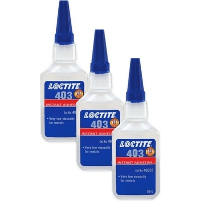 Loctite 403 sekundové lepidlo 50 g 3 ks