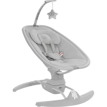 KikkaBoo hojdacie lehátko elektrické Spinny Grey