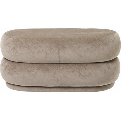 Ferm Living Pouf Oval medium, beige