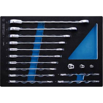 King Ton Sada ráčnových klíčů 15ks 8 - 22 mm 9-10115MRV