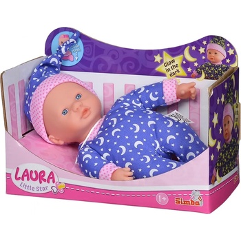 Image 1 of Simba Toys Кукла-бебе Simba Toys - Лаура, със светещи в тъмното дрехи (105010010)