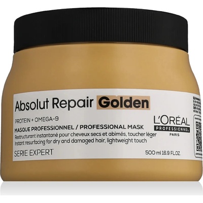 L'Oréal Professionnel Serie Expert Absolut Repair Golden Protein + Omega 9 Mask 500 ml