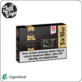 JustVape Booster báza DL PG30/VG70 18mg 5x10ml