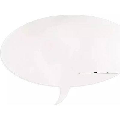 ROCADA Skin Shape Talk 6441-9010, bezrámová, tvar bubliny, 150 × 100 cm lakovaná, biela
