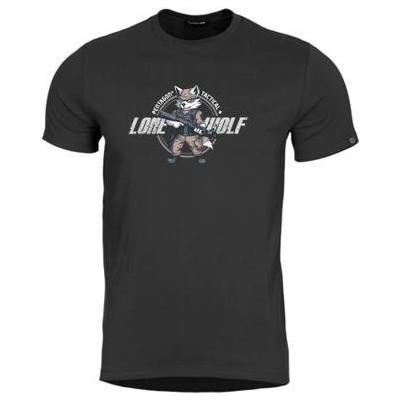 Pentagon tričko Ageron Lone Wolf čierne
