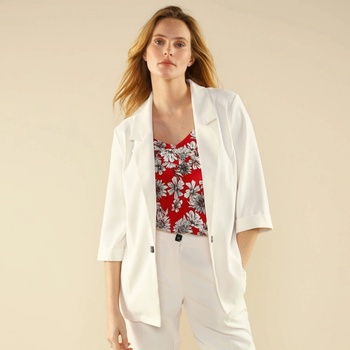 Blancheporte splývavý blejzer s 3/4 rukávmi ražná