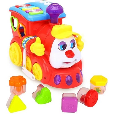 HOLA Локомотив сортер Hola Toys, със звук и светлина (H556)