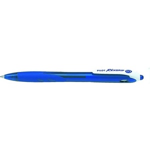 Pilot Химикалка, 0, 27 мм, с бутон, PILOT "Rexgrip", синя BRG-10F-LL-BG (BRG-10F-LL-BG)