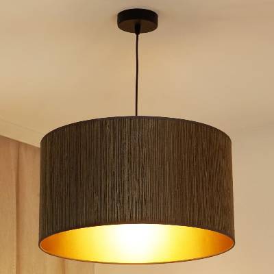 - Полилей BOSTON ROLLER 1xE27/15W/230V, Ø 45 см, кафяв/златист (BG1235)