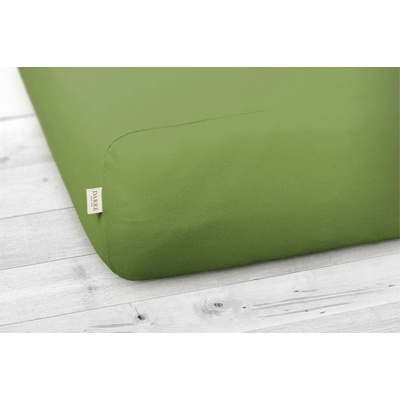 Darré jersey prostěradlo tmavě zelené 60x120x20
