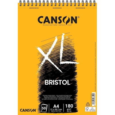 Canson Sp XL Bristol Скицник 50 A4 180 g White (C31078A021)