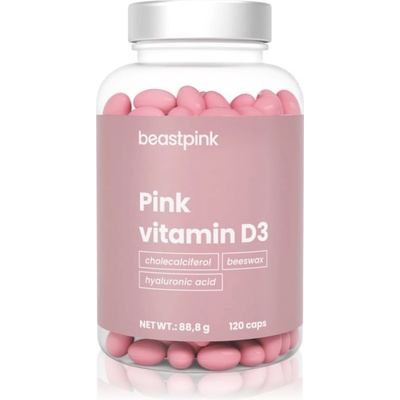 GymBeam Pink Vitamin D3 подобряване и нормално състояние на костите и зъбите 126 гр