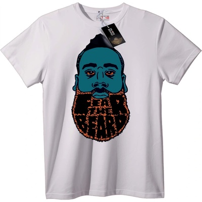 NOONEBRAND Тениска Брадат Човек - S, White