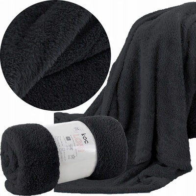 Eurofirany polyester čierna Deka 170x210
