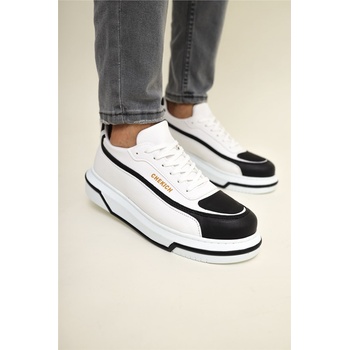 Chekich Унисекс обувки с връзки CH241 - Бели с Черен #359765 (359765_Бяло)