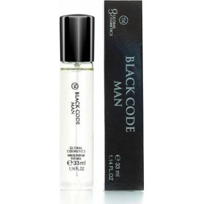 Global Cosmetics 114 black code parfumovaná voda pánska 33 ml