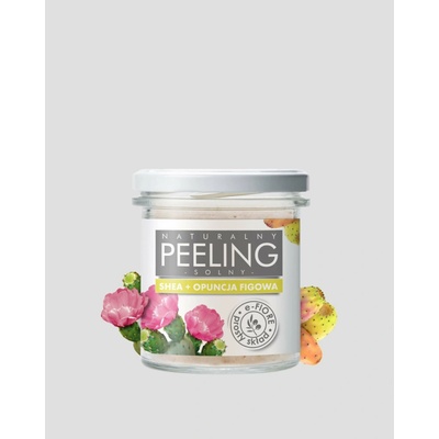 E Fiore přírodní solný peeling s opuncií bambuckým máslem a vitamínem E 350 g