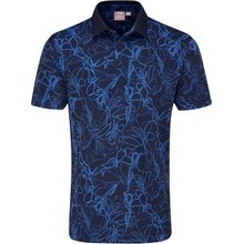 Ping Orlando Men's Polo Shirt M Panske Navy/Bright cobalt