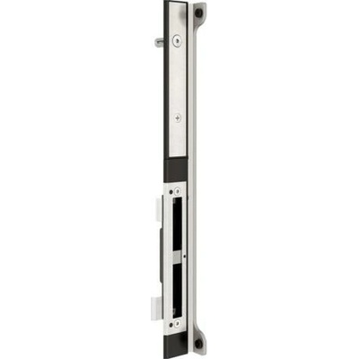 LOCINOX SFKU-V – dorazová lišta pro kódové zámky , pro profil 40 až 50 mm, pro křídlové branky, stříbrná