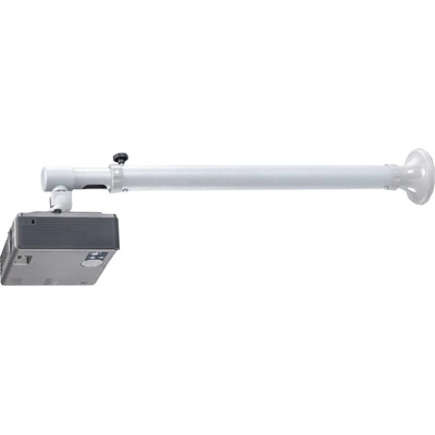 Neomounts BEAMER-W100SILVER držiak projektora na stenu sklápajúci, otočný Vzdialenosť od steny (max.): 123 cm strieborná; BEAMER-W100SILVER