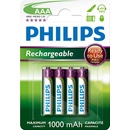 Nabíjacie batérie Philips AAA 1000mAh 4ks R03B4RTU10/10