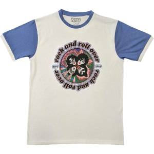 Kiss Rock and Roll Over Purple & White S Риза (KISSRL40MWPU01)