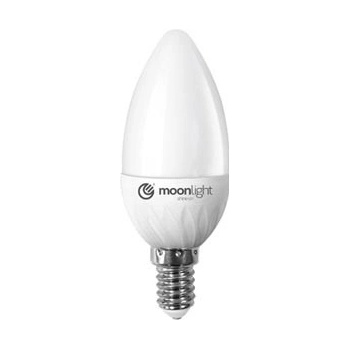 Moonlight LED žárovka E14 7W 570lm studená 37mm/100mm