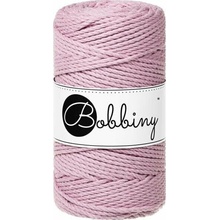 Bobbiny 3PLY Macramé Rope 3 mm 100 m Dusty Rose Špagát