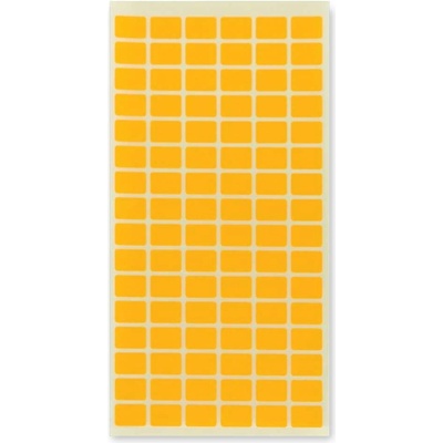 Spree Етикети 12/18 мм, 96 бр. на лист, 10 л. , оранж (3800884121870)