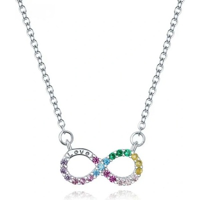 Grace Silver Jewellery Stříbrný náhrdelník NH1306-SCN402/103 Stříbrná