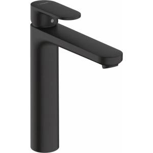 Hansgrohe Vernis Blend 190 висок едноръкохватков смесител за умивалник, матово черен (71582670)