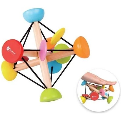 Classic World Дървена дрънкалка за бебета - слонче