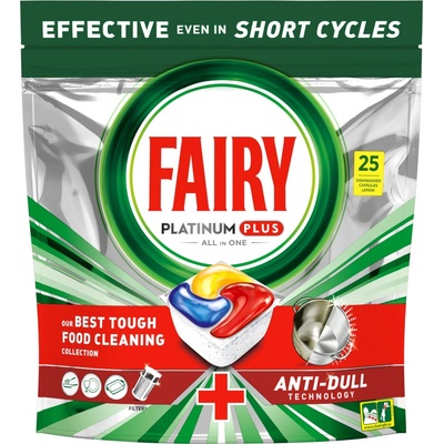 Fairy Platinum+Tablety do myčky All in1 25 ks
