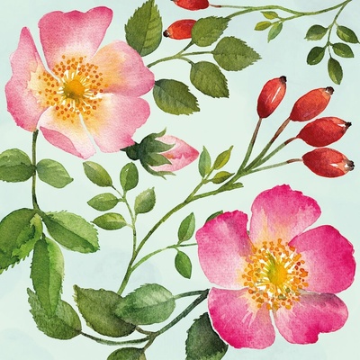 Ambiente Europe BV Servítky malé English Rose 25x25 cm